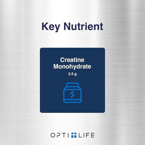 Opti + Creatine Monohydrate Capsules | Support Muscle Recovery, Energy and Healthy Stamina* | Daily Creatine Supplement | 180 Capsules/60 Servings in Saudi Arabia