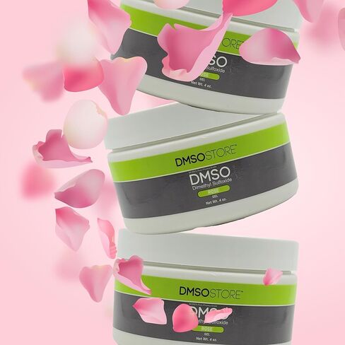 جل الورد DMSO، 4 أونصة، نقي بنسبة 99.995% من الدرجة الصيدلانية، مصنوع بواسطة DMSOSTORE in Kuwait