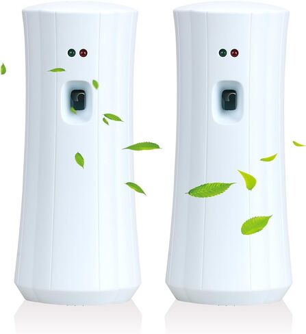 موزع عطور أوتوماتيكي (عبوة من قطعتين) معطر هواء بخاخ مثبت على الحائط للفنادق والمنزل والداخل والمكاتب والمدارس والمطاعم والأماكن التجارية (أسود، 008-BY) in Kuwait