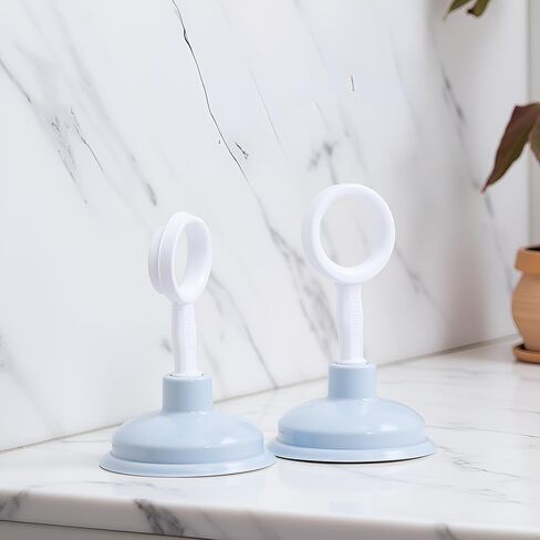 1Pc Blue Sink Plunger,Bathroom Small Drain Plunger Portable Kitchen Sink Drain Suction Cup Liquid Plumber Clog Remover Easy To Unclog,Drain Cleaning Equipment in Saudi Arabia
