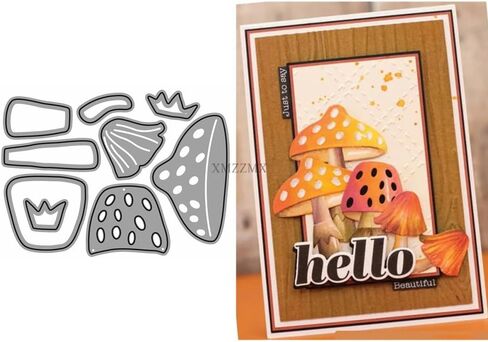 Ginkgo Leaf Metal Cutting Dies for Card Making, Paper Embossing Die Cuts Kit Templates Supplies, Photo Frame Album DIY Scrapbooking Stencils Sets in Saudi Arabia