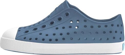 حذاء رياضي Jefferson (Little Big Kid) من Native Shoes، أزرق فاتح/أبيض صدفي، 12 US للجنسين in Kuwait