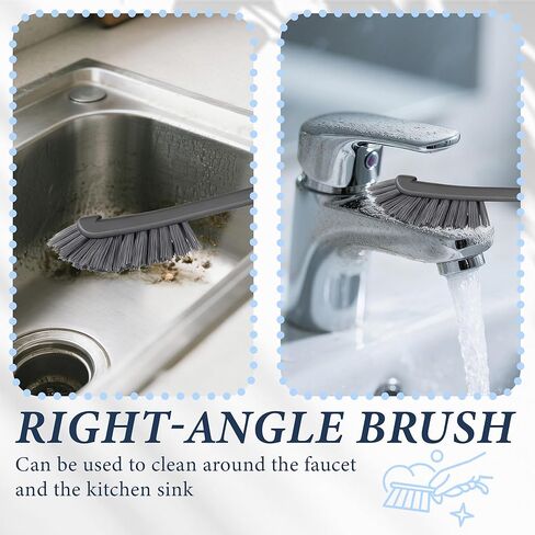 15 قطعة من فرشاة تنظيف الشقوق، فرش ذات شعيرات صلبة، فرشاة تنظيف الجص، مستلزمات التنظيف المنزلية، فرشاة الفجوة لحوض المطبخ والحمام والزوايا الميتة in Kuwait