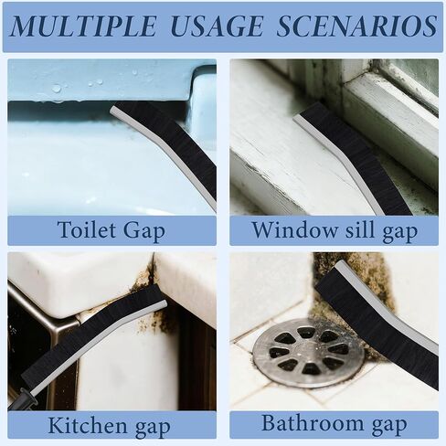 15 قطعة من فرشاة تنظيف الشقوق، فرش ذات شعيرات صلبة، فرشاة تنظيف الجص، مستلزمات التنظيف المنزلية، فرشاة الفجوة لحوض المطبخ والحمام والزوايا الميتة in Kuwait