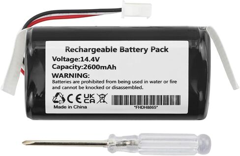 MULS 14.4V Vacuum Battery for Proscenic 850T 850P, Neatsvor X500 X520 X600 Ultenic D5, D5S Pro, DEEBOT 500 600 601 710 N79SE, DN79S Deebot N79 N79S DN622, RoboVac 11 11S CMICR18650F8M7-4S1P BFG-WSQ in Saudi Arabia