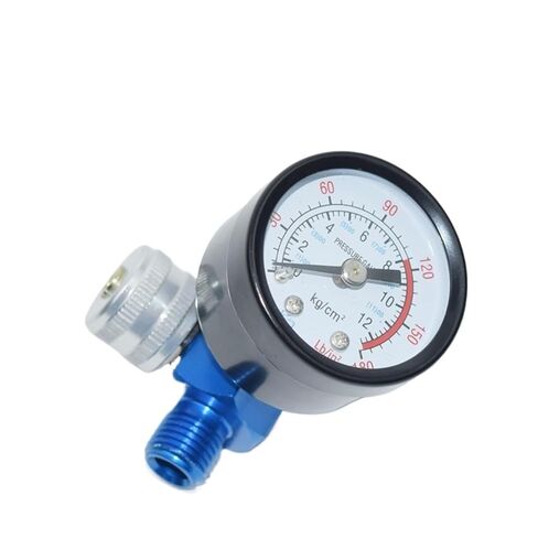 Air Pressure Gauge with Filter HVLP Spray Regulator Watch for Adjustment Pressure Paint(Transparent) in Saudi Arabia