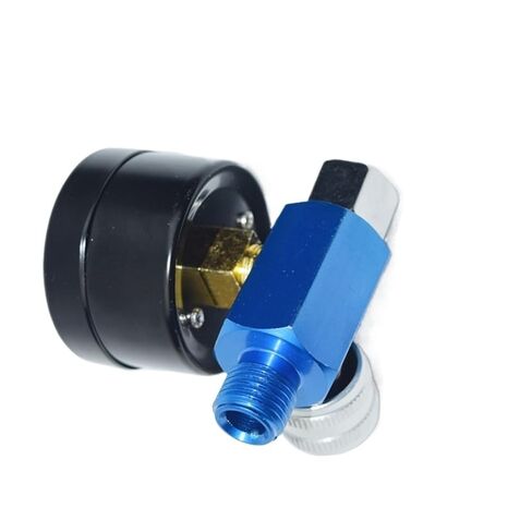Air Pressure Gauge with Filter HVLP Spray Regulator Watch for Adjustment Pressure Paint(Transparent) in Saudi Arabia