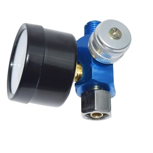 Air Pressure Gauge with Filter HVLP Spray Regulator Watch for Adjustment Pressure Paint(Transparent) in Saudi Arabia