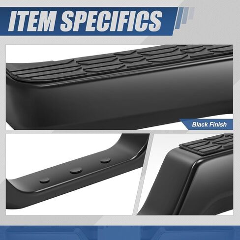 Auto Dynasty Rear Bumper Assembly Compatible with 1989 1990 1991 1992 1993 1994 1995 Toyota Pickup 1989-1995, with Step Pad, Face Bar, Support Brackets & Mounting Hardware, TO1102221, Chrome in Saudi Arabia