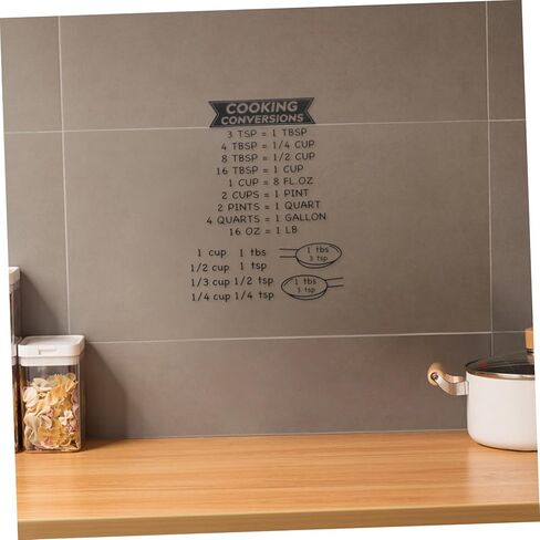 Cabilock 2pcs Kitchen Measurement Conversion Chart Accurate Ounces to Cups Guide Easy Baking Supplies for Home Cooks and Bakers Kitchen Utility Tools Cooking Reference for Recipes in Saudi Arabia