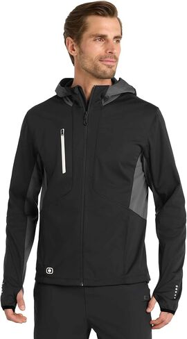 OGIO Unisex Pivot Soft Shell | Lightweight Softshell Jacket for Men & Women, Zip Up Spring Jacket for Running & Casual Wear in Saudi Arabia