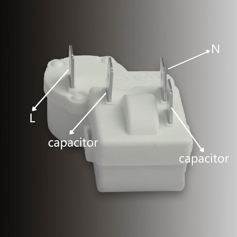 1pcs 4Pins ZHB35-120P15 Refrigerator Compressor Starter Relay Over Load Protector Replace ZHB35-120P15 ZHB125-135p4.7 Freezer Accessories in Saudi Arabia