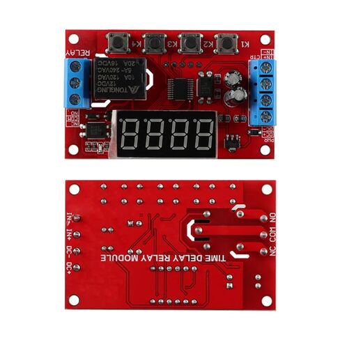 12V Multi-Mode Time Delay Relay Module, Adjustable Delay Timer, for Automation Home Appliances DIY Projects in Saudi Arabia