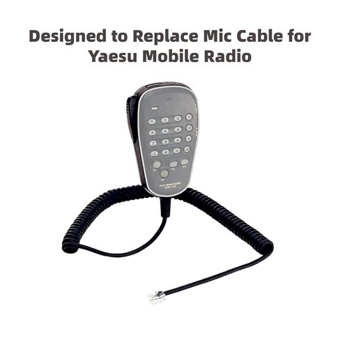 سلك كابل ميكروفون MH-48 MH-48A6J متوافق مع سلك راديو Yaesu MH-42C6J Mic لأجهزة الراديو Yaesu FT-7800 FT-7900R FT-8800 FT-8900 FT-8900R FT-2900R FT-1500M FT-7100M FT-2800M (قطعتان) in Kuwait