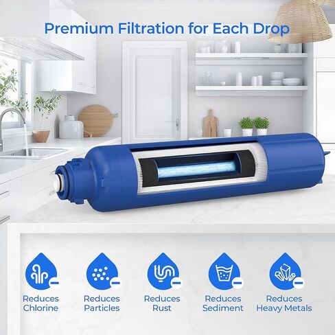فلتر مياه AP917HD، متوافق مع فلتر استبدال Aqua-Pure® AP917HD للرواسب المنزلية بالكامل/CTO لنظام 3M® Aqua-Pure® AP903 بسعة 100,000 جالون (عبوة واحدة) in Kuwait