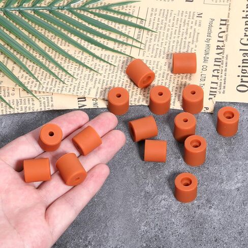 16 Pcs 3D Printer Heat Bed Leveling Parts, Heat-Resistant Silicone Buffer, Leveling Solid Bed Mount, Silicone Leveling-Column, 12Pcs 18mm+ 4Pcs 16mm Stable Hotbed Tool for 3D Printers in Saudi Arabia