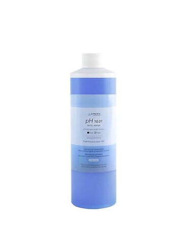 Apera Instruments pH 10.01 Calibration Buffer Solution for pH Calibration, 8 oz. Bottle, NIST Traceable, Blue (AI1103) in Saudi Arabia
