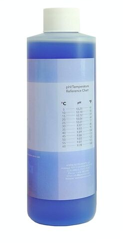 Apera Instruments pH 10.01 Calibration Buffer Solution for pH Calibration, 8 oz. Bottle, NIST Traceable, Blue (AI1103) in Saudi Arabia
