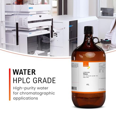 Water HPLC Grade 4X4 Liter (via Ground Shipping only) in Saudi Arabia