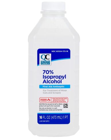 Quality Choice 70% Isopropyl Alcohol First Aid Antiseptic, 16 FL OZ in Saudi Arabia