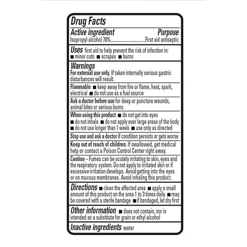 Quality Choice 70% Isopropyl Alcohol First Aid Antiseptic, 16 FL OZ in Saudi Arabia