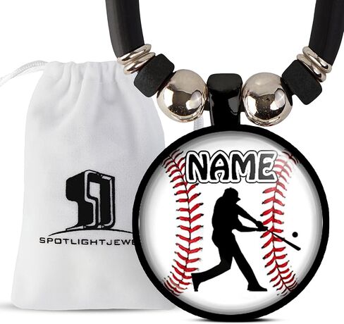 Personalized Baseball Necklace for Boys - Custom Name Jewelry, Baseball Pendants & Charms, Unique Gifts for Boys, Perfect Game Day Accessories in Saudi Arabia