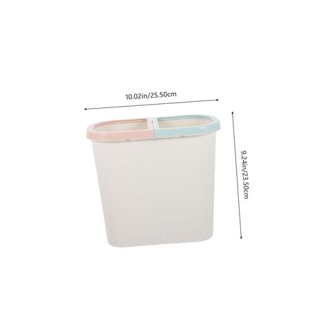 Veemoon Non-Slip Base Trash Can Double Compartment Garbage Bin for Home Office Use in Saudi Arabia