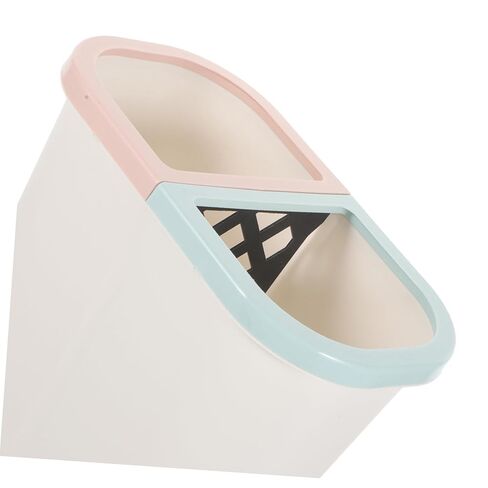 Veemoon Non-Slip Base Trash Can Double Compartment Garbage Bin for Home Office Use in Saudi Arabia