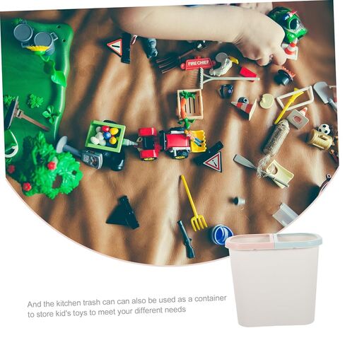 Veemoon Non-Slip Base Trash Can Double Compartment Garbage Bin for Home Office Use in Saudi Arabia