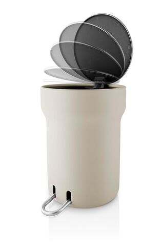 Eva Solo | Citadel Pedal Bin 5.0 L Sand| Stylish, Contemporary Design for a Coordinated Bathroom Look | Features Soft-Close Lid and Concealed Bin Liner | Sand in Kuwait
