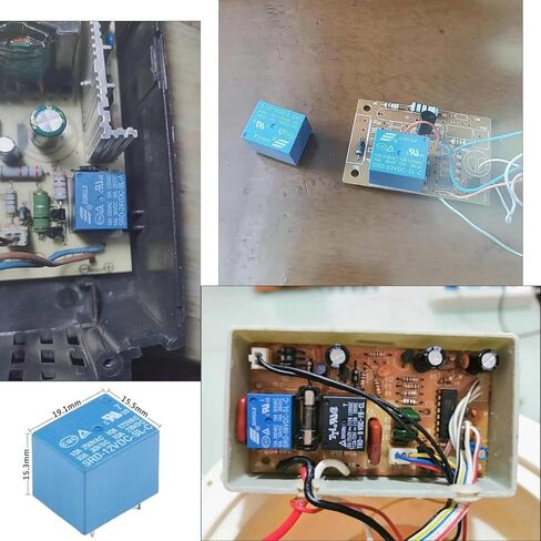 10PCS DC 5V Relay Kit - 10A High Current SRD-05VDC-SL-C 5 Pin SPST مرحلات الطاقة للتحكم عن بعد، والاتصالات، والدوائر التلقائية in Saudi Arabia
