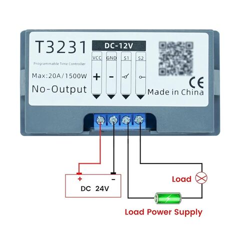 DC 12V 24V AC 110 220V Digital Time Delay Relay Module Cycle Delay Timer Red Blue Dual LED Display Timing Relay Switch for Car(DC 24V) in Saudi Arabia