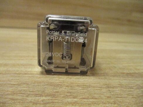 TE CONNECTIVITY/POTTER & BRUMFIELD KRPA-11DG-24 مرحل الطاقة، DPDT، 24VDC، 10A، وصل بالقابس in Kuwait