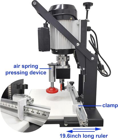TECHTONGDA آلة الحفر المفصلي الكهربائية المفصلي الحفر الممل النجارة المحمولة الناخس عمق الحفر باليد 0-40 مم 45-9.5 مع مفتاح الاتصال in Kuwait