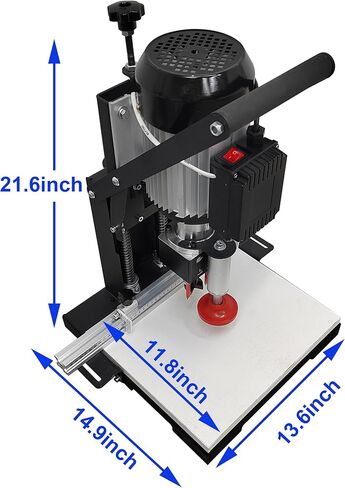 TECHTONGDA آلة الحفر المفصلي الكهربائية المفصلي الحفر الممل النجارة المحمولة الناخس عمق الحفر باليد 0-40 مم 45-9.5 مع مفتاح الاتصال in Kuwait