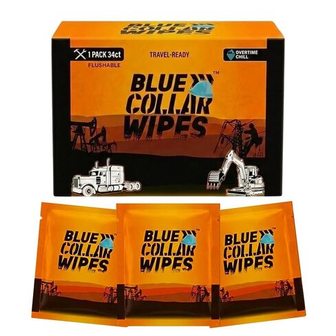 XL Flushable Adult Wet Wipes - Biodegradable, Sewer & Septic Safe - Overtime Chill Scent - 96 Total Wipes (2 Resealable Packs of 48) in Kuwait