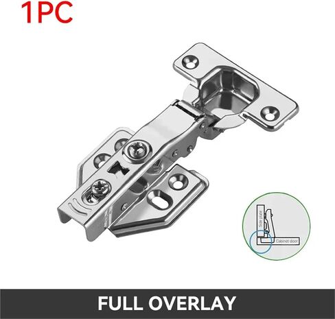 304 Stainless Steel Hinge Hardware Damper Buffer 1Pcs(Full Overlay) in Saudi Arabia