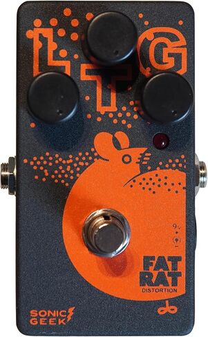 FatRat Guitar Distortion Pedal High Gain True Bypass for Electric Guitar for Studio & Live Performance in Saudi Arabia