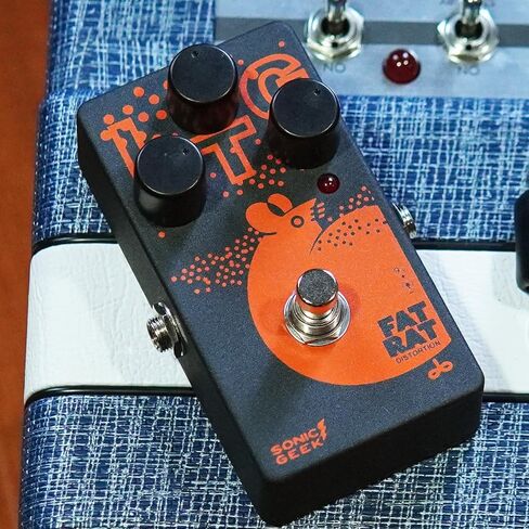 FatRat Guitar Distortion Pedal High Gain True Bypass for Electric Guitar for Studio & Live Performance in Saudi Arabia