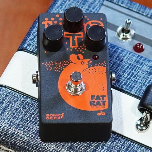 FatRat Guitar Distortion Pedal High Gain True Bypass for Electric Guitar for Studio & Live Performance in Saudi Arabia