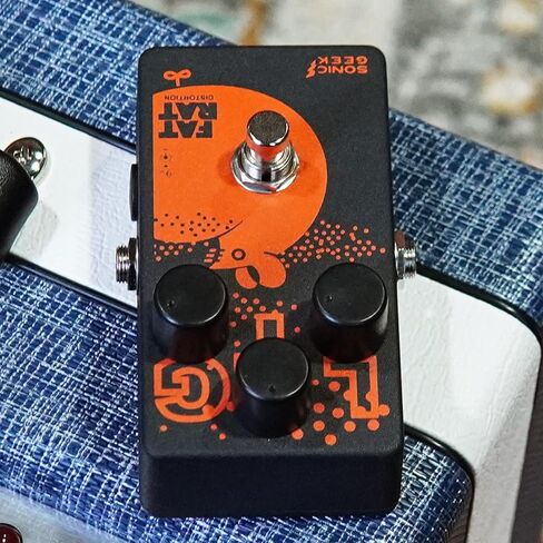 FatRat Guitar Distortion Pedal High Gain True Bypass for Electric Guitar for Studio & Live Performance in Saudi Arabia