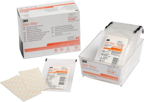 3M Healthcare Steri-Strip 1/4" x 4"، فئة معززة: الضمادات المتخصصة، منتجات العناية بالجروح (10 شرائط) in Saudi Arabia