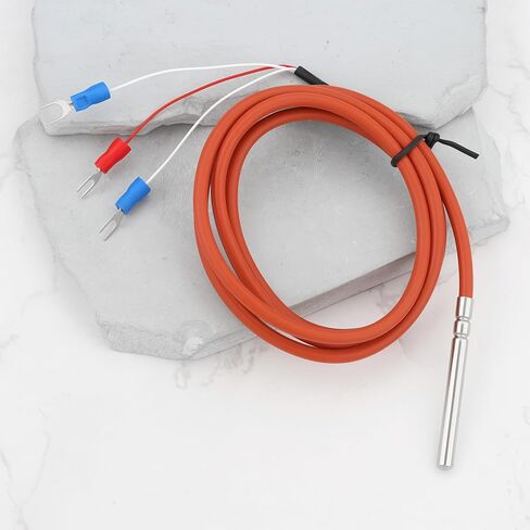 SING F LTD 3-Wire PT100 مقاوم للماء RTD مسبار مستشعر درجة الحرارة مناسب للمعدات الصناعية أو المختبرات -50 درجة مئوية-200 درجة مئوية 1 متر in Saudi Arabia