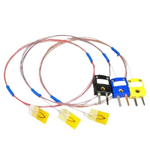 K T J نوع لاصق مثبت على السطح مسبار حراري رقيق مستشعر لاصق 0-260 درجة مئوية سلك درجة حرارة رفيع للغاية 0.5-10 م (K-4 م) in Kuwait