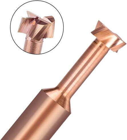 1pcs Professional High-Speed Steel Cutter T Slot End Mill 4 Flute TiCN Coated Carbide for Wood Metalworking Tool in Kuwait