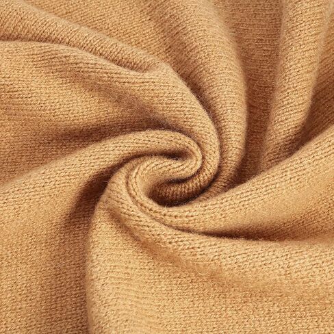 Ayliss 100% Wool Knitted Triangle Scarf for Women Multi-purpose y2k Scarf Cashmere Feel Balaclava Knit Hood Neckerchief in Saudi Arabia