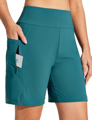 IUGA Swim Shorts Women 7" High Waisted Swim Board Shorts Quick Dry Bathing Suit Bottoms for Women Swimsuit with Liner Pockets in Saudi Arabia