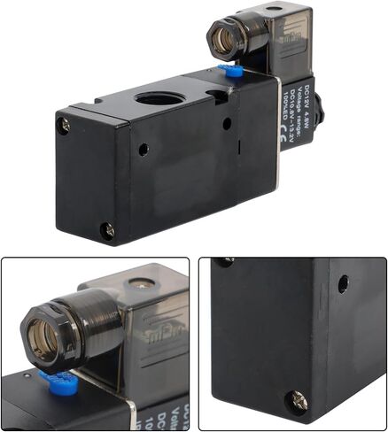 findmall 1/2 Inch Solenoid Valve Pneumatic 2 Position 3 Way Electric Direction Control Air Solenoid Valve 12V DC in Saudi Arabia