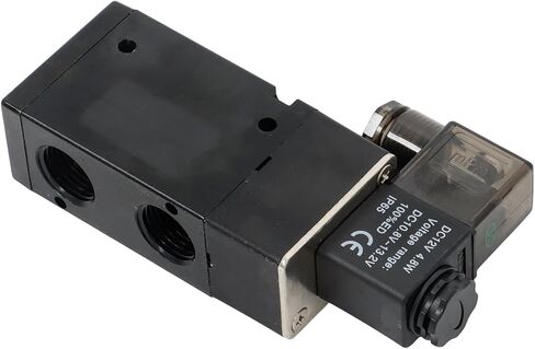 findmall 1/2 Inch Solenoid Valve Pneumatic 2 Position 3 Way Electric Direction Control Air Solenoid Valve 12V DC in Saudi Arabia