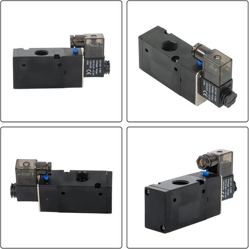 findmall 1/2 Inch Solenoid Valve Pneumatic 2 Position 3 Way Electric Direction Control Air Solenoid Valve 12V DC in Saudi Arabia